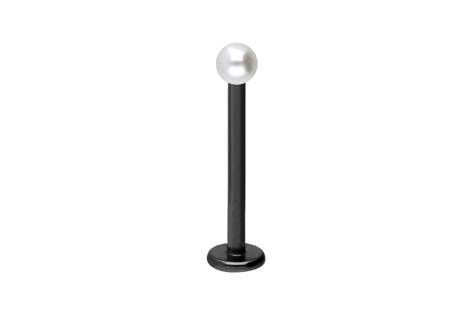 Chirurgenstahl Labret Piercing SYNTHETISCHE PERLE